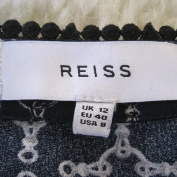 Reiss Vivian Printed Flippy Dress - Picture 10 of 15